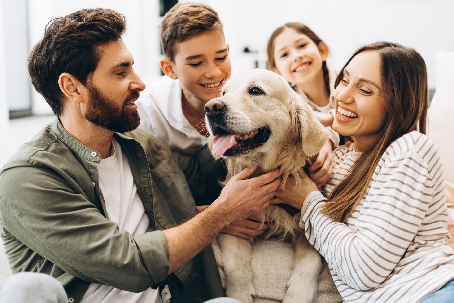 Família com pet VetviverCare